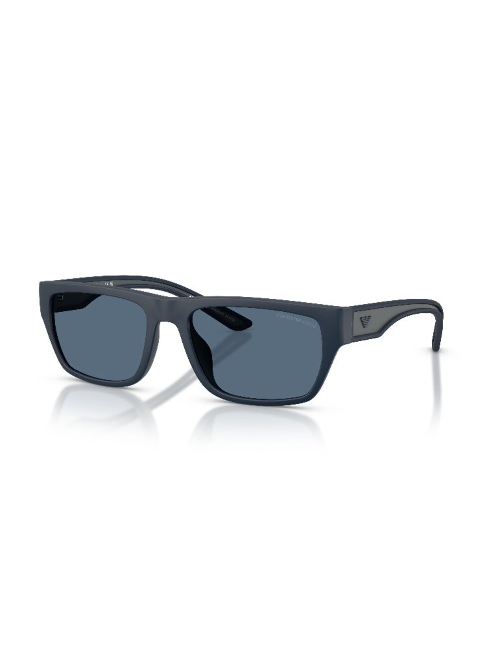 New Emporio Armani Men's Sunglasses Blue Lens Injected Frame EA4267U 618580 57